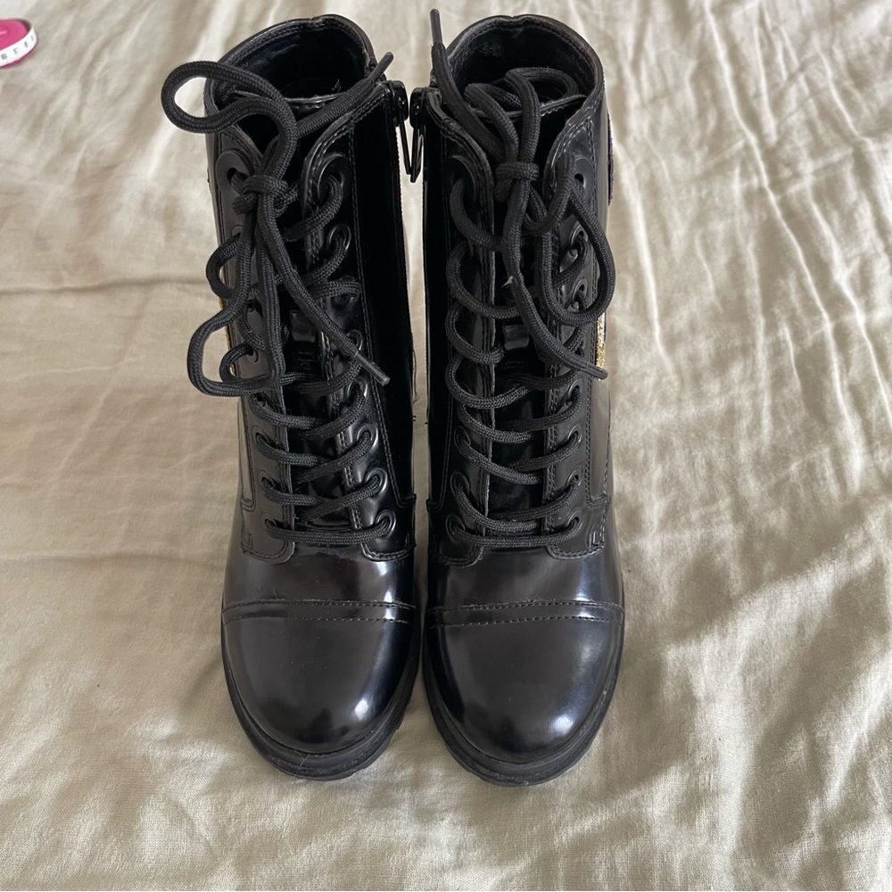 ALDO Glitterati Boots - Black Size 6.5 - Picture 4 of 5